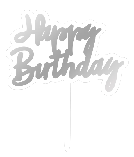 Happy Birthday Cake Topper  | dbakers Sweet Studio